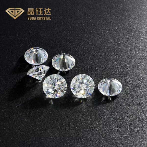 Polished 1 Carat Lab Grown Brilliant Round Cut Diamond For Jewelry
