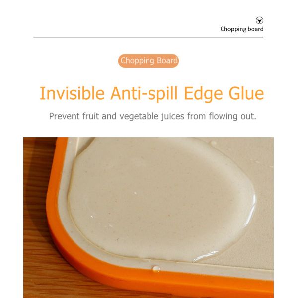 Double Sided Wheat Straw Chopping Board Anti Mildew Household Kitchen Tools