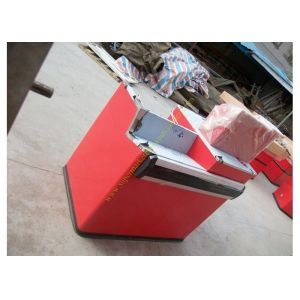 Custom Simple European Checkout Counter / Red Store Cash Desk