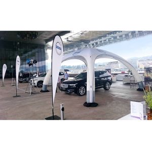 Customized Outdoor Event Tent , Heat Sealed Pvc Inflatable Booth