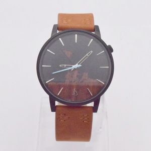 Mens Watches Brown Leather Strap