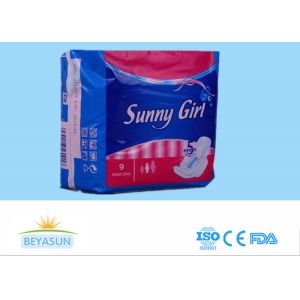 Ebossed Ladies Sanitary Napkins , Women'S Hygiene Pads Mesh Surface