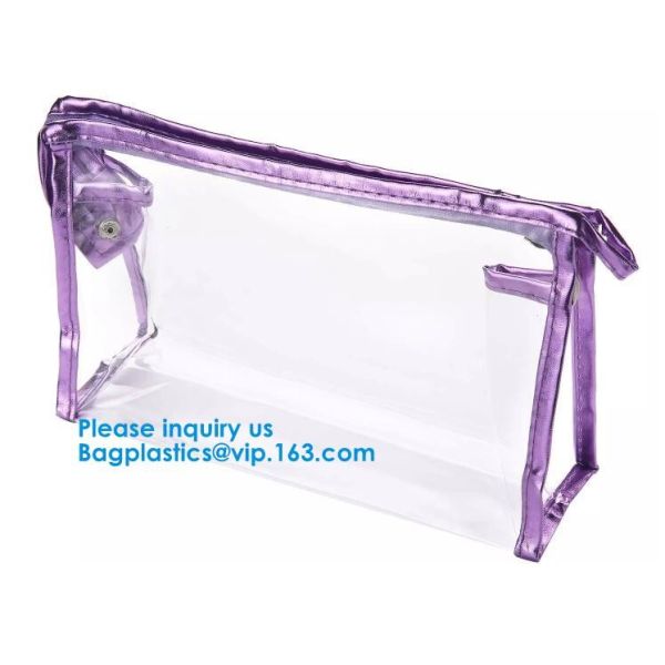 Eco-Friendly Makeup Bag Travel Large Storage Easy Carrying Transparent Women Clear Cosmetic Bag