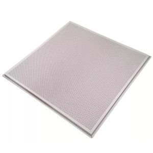 595x595mm Perforated Metal Ceiling Tiles Aluminum Lay In Ceiling