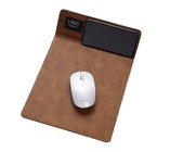 Waterproof Multifunction Wireless Charging Pu Leather Mouse Pad Customised Logo