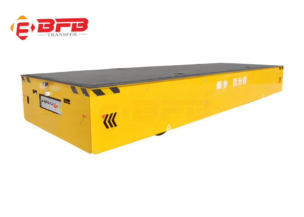 15 Ton Batetry Power Trackless Electric Transfer Trolley On Floor