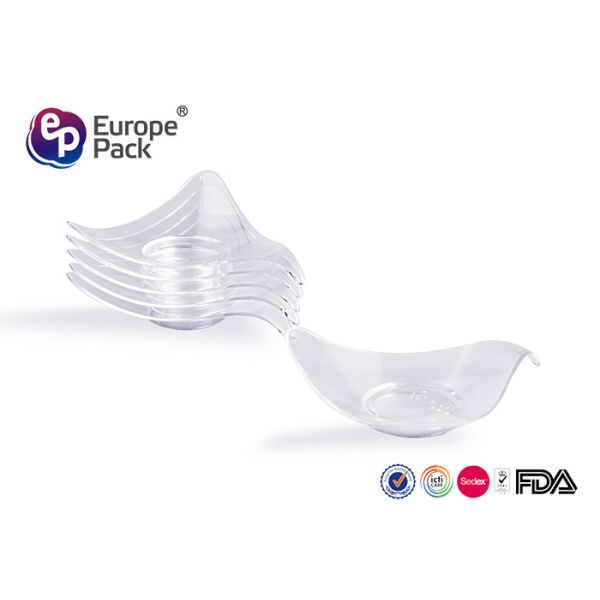 Buy BPA Free Disposable Clear Plastic Bowls Dessert Triangle Container at wholesale prices