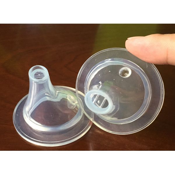 High Borosilicate Silicone Nipple Bottles With Breast Simulation Nipple , Heat