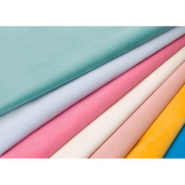 Buy Holland Velvet Sofa Velvet Upholstery Fabric Plain Dyed 100% Polyester at wholesale prices