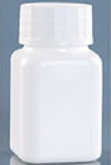 Buy White Plastic Square Bottle Pharmaceutical Tablet Packaging Solid HDPE at wholesale prices