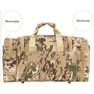 Waterproof Camouflage Multi Compartment Military Duffel Bag