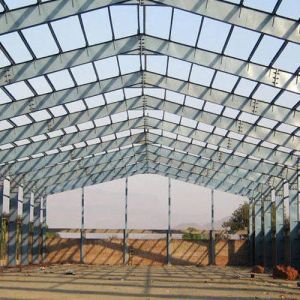 Customized Warehouse Steel Structure Building For Industrial / Civil Buildings