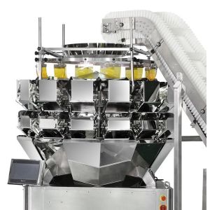 Frozen Food Fruit Multihead Weigher Packing Machine SUS 304