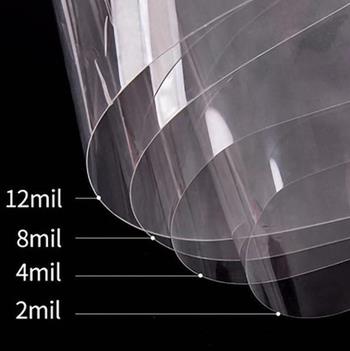 High Shrinkage 55%-75% PETG Shrink Film For Label Printing Smooth Matte Polyester Film