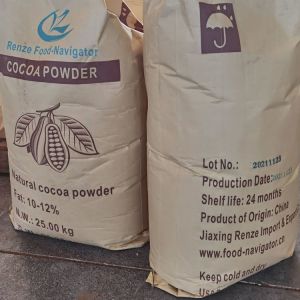 Fat Reduced Alkalized Ghana Cocoa Ingredients Powder For Beverage Bakery Ice