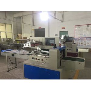 Easy Operation Automatic Horizontal cookies/bread/cake in tray Packing Machine