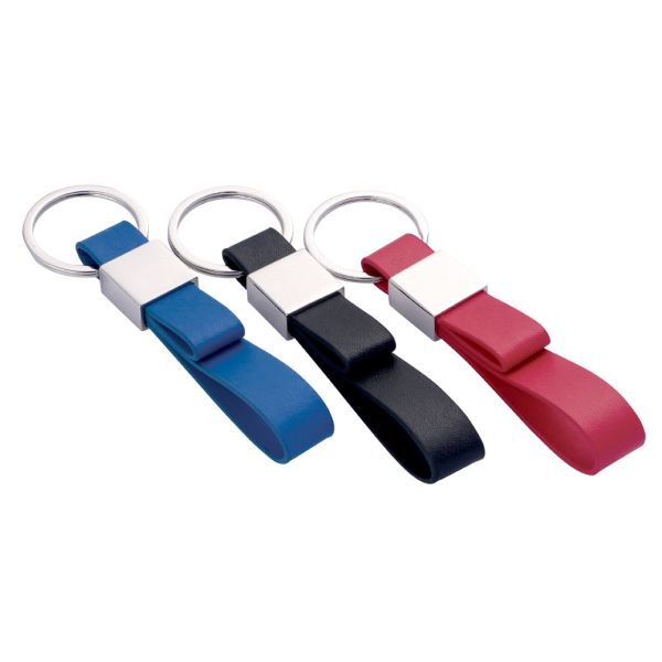 Classic Leather Key Chains In Various Colors For Stylish Key Organization