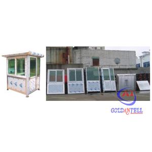 SS 1.2×1.5×2.4m Security Guard House Assemble Guard Booth 5 Minutes Installation