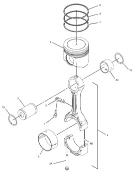 Tak3102T Piston Liner Kit Cylinder Liner 146-1780 Engine Tak3102T Ring 1461780 Ring Kit