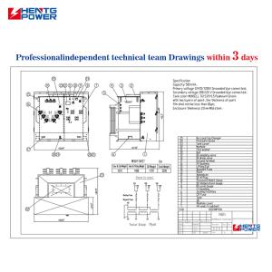 Pad Mounted Medium Voltage Step Up Transformer 750kVA 3 Phase Electrical