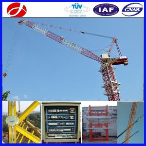 Good quality 10t QTD125 self raising luffing jib crane