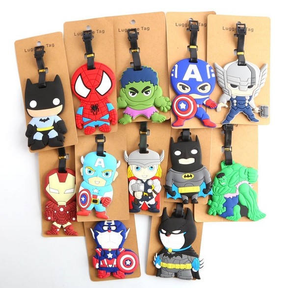 Buy Custom cartoon luggage tag soft silicone luggage tag at wholesale prices
