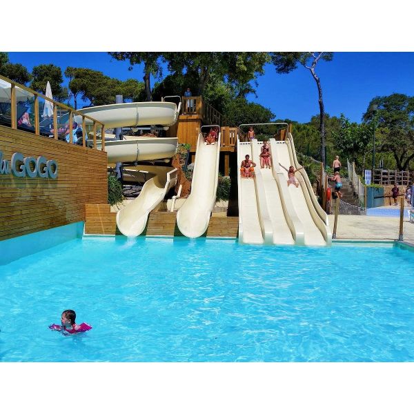 Kids Water Park Swimming Pool Water Sport Equipment Fiberglass Slide