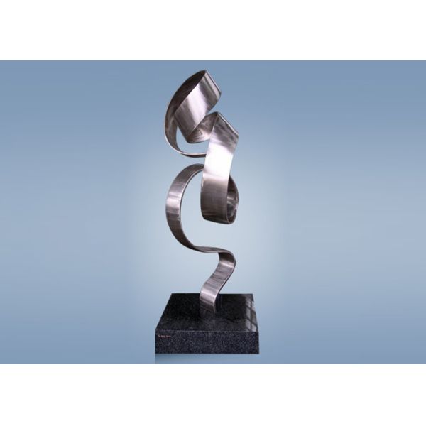 Buy Special Shape Stainless Steel Abstract Sculpture / Abstract Yard Sculptures at wholesale prices