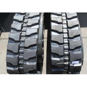 Black 500mm Wide Rubber Crawler Tracks For Hitachi EX120
