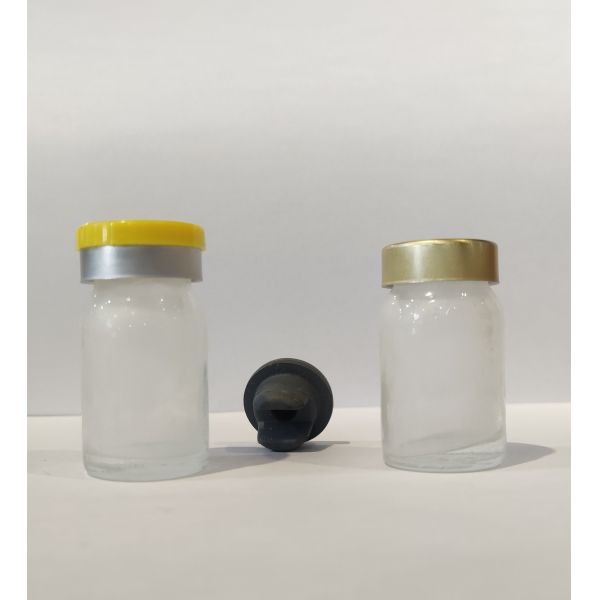 5ml Vulcanized Molded Glass Vial Hot Stamping Glass Reagent Bottles