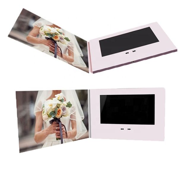 Buy 7 inch LCD video invitation card, wedding video invitation card at wholesale prices