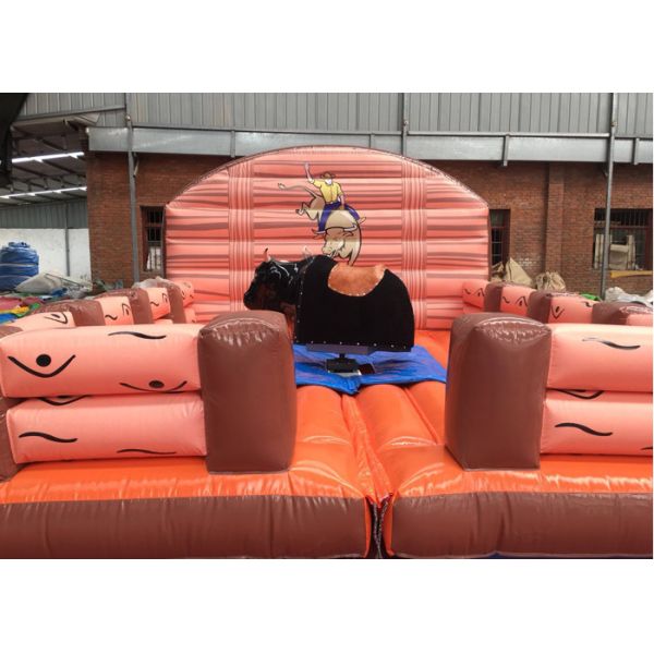 Buy Attractive Giant Inflatable Outdoor Games Inflatable Mechanical Bull at wholesale prices