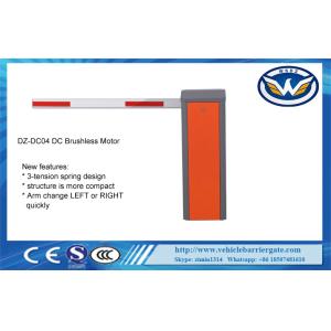 6M Arm Automatic Parking Lot Barrier Quickly Interchanged With Backup Battery