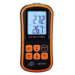 NTC Thermistor CE GM1030C Digital Lux Meter , Lux Meter Light Meter