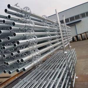 Building Materials Rosette Ringlock System Scaffolding Vertical Standard Ledger
