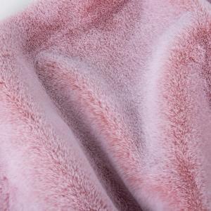 Medium Weight Faux Rabbit Fur Fabric in Any PANTONE Color for Garments Scarf