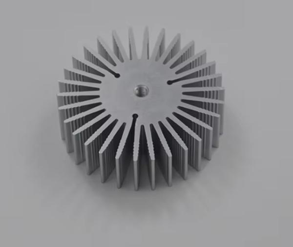 Factory Price Circular OEM Aluminum Extruded Profile Heatsink Extrusion