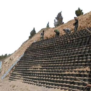 HDPE Black Geocell Ground Enhancement Cellular System for Driveway Stabilization