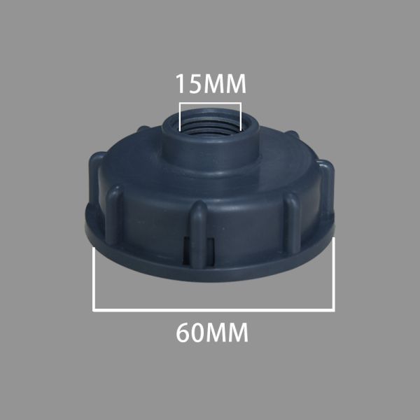 Plastic PVC Garden Tap Valve for IBC Tank Adapter S60*6 Casting Fittings Durable