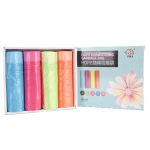 Directly Manufacture Drawstring Bag Trash Bag Gallon with Embossing Surface