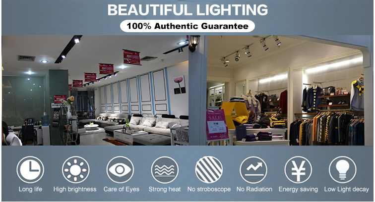 20W Aluminum LED Track Lights High Reflective Specular Anodizing Plating Finishing