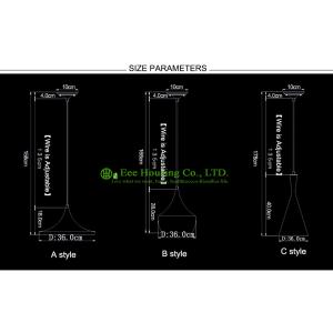 CE/UL listed Modern Unique black/white pendant lamp chandelier lighting