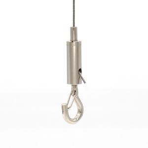 Quality Customize Hanging Aircraft Adjustable Steel Cable Gripper With Snap Hook for sale