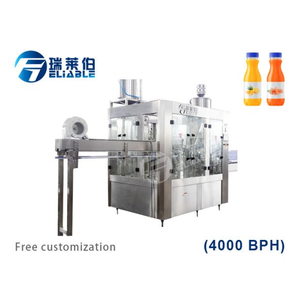 Buy High Power Auxiliary Equipment Fruit Juice And Tea Filling Machine at wholesale prices