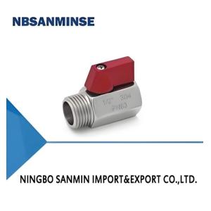 Mini Ball 1/8inch Pneumatic Operated Solenoid Valve M/F