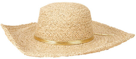 Buy Raffia wave shape brim sun hat raffia straw hat at wholesale prices