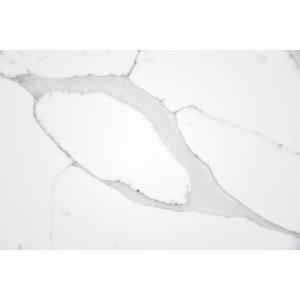 White Artificial Calacatta Quartz Stone Slab NSF Certificated For Benchtop