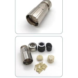 Silver Color Contact Plating Servo Motor Connectors M23 M40