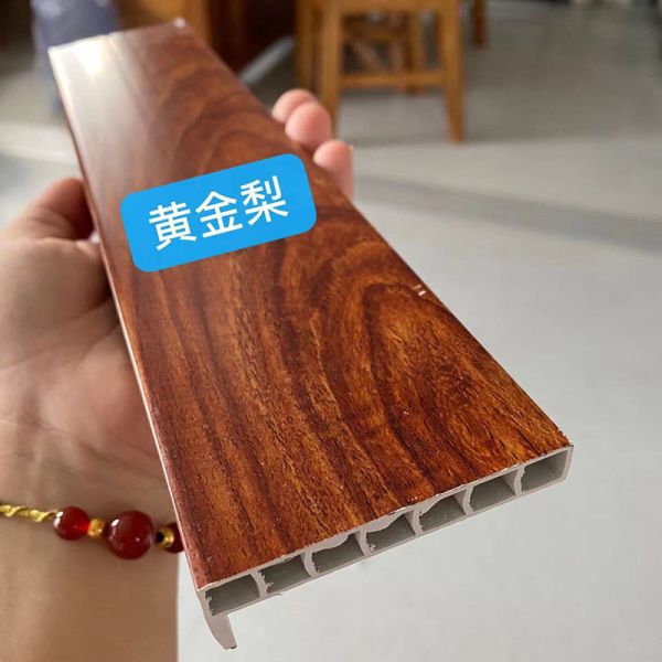 SPC Decorative Skirting Boards 2400mm/Pc Skirting Line