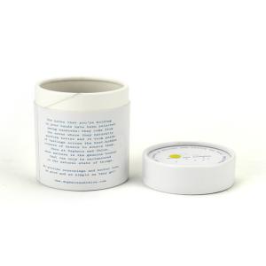 Gloss Lamination White Cardboard Paper Tubes For Power Packaging